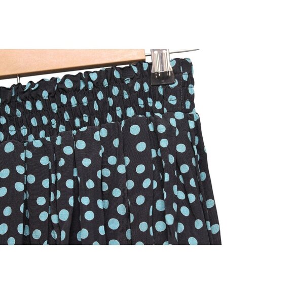 Vintage Carole Little Midi Skirt Size 4 Pull On Elastic Waist Polka Dot Pleated - Picture 7 of 13